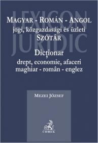 Dictionar drept, economie, afaceri maghiar-roman-englez