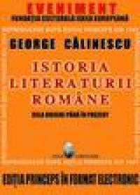 Istoria Literaturii Romane - prima editie in format electronic - CD