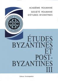 Etudes byzantines et postbizantines. Vol. III