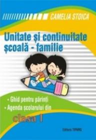 Unitate si continuitate scoala-familie clasa I (Agenda elevului)